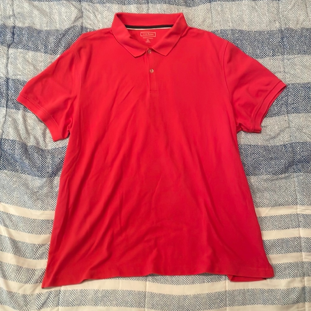 Pink polo shirt